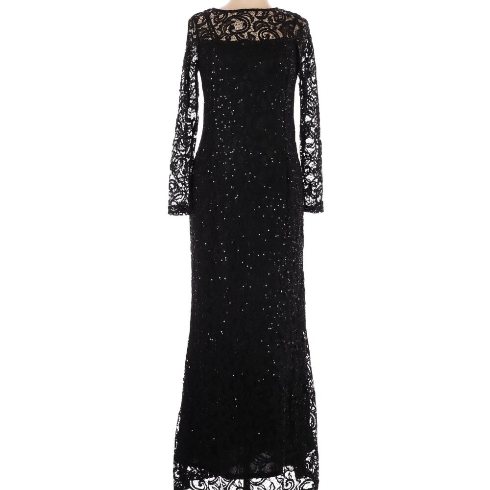 Nordstrom Black Sequin Shiny Cocktail Dress